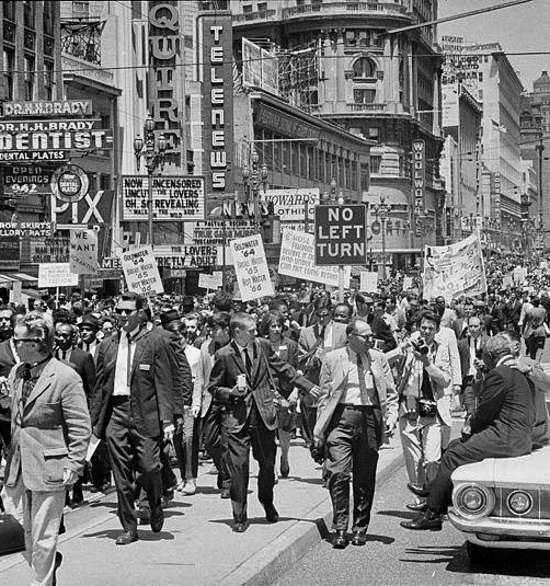 San Francisco protest march 1964