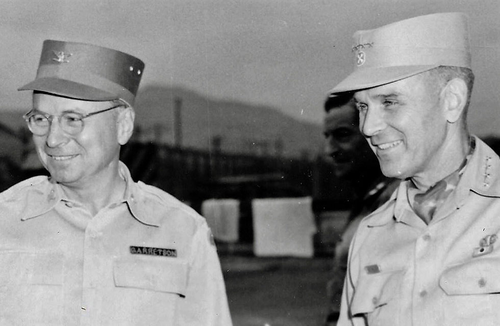 Col. Garretson with Gen. Maxwell Taylor