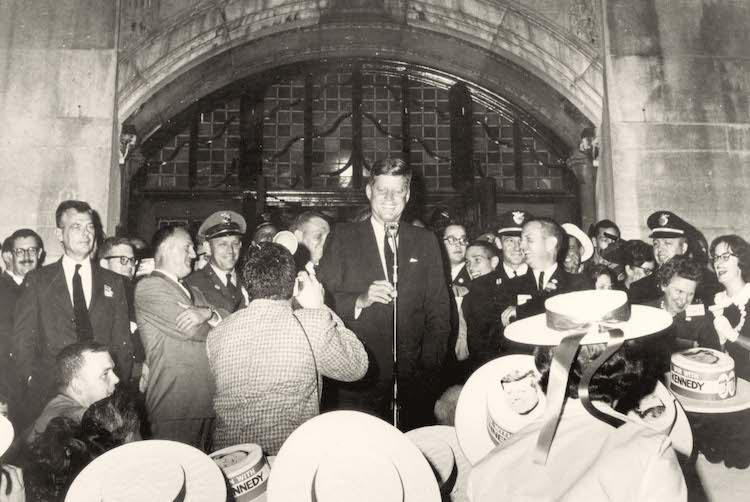 JFK at U of Michigan 14 oct 1960